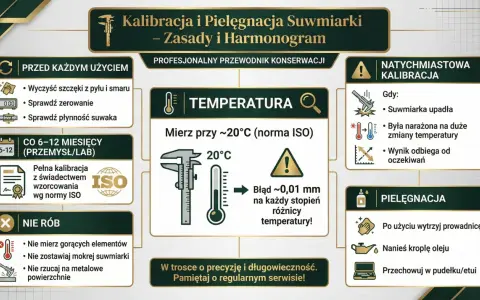 Budowa suwmiarki: wskazówki dotyczące kalibracji, pielęgnacji i użytkowania. Dbaj o precyzję i długowieczność narzędzia.